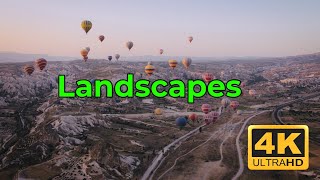 Escape to Serenity : 1 Hour of Stunning 4K Landscapes and Relaxing Music to Soothe Your Soul