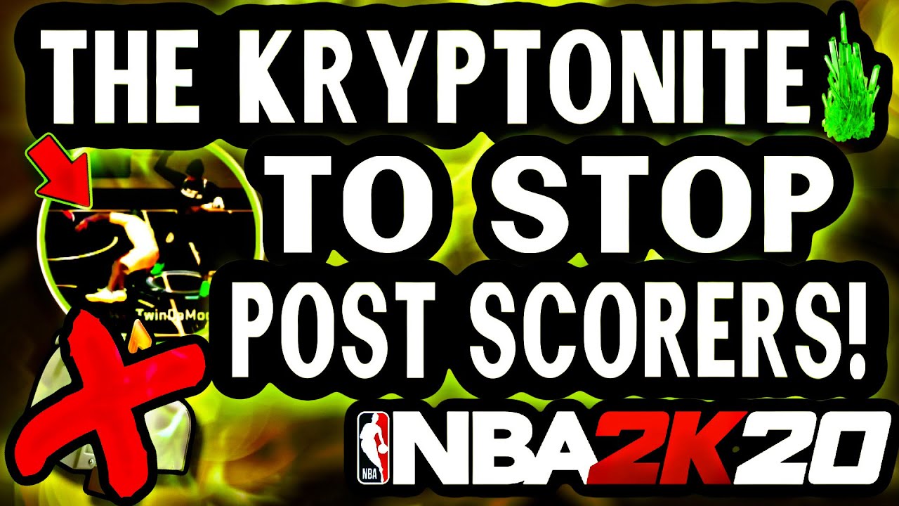 How To Pull The Chair in NBA 2K20! *Best Defense Against Post Scorers