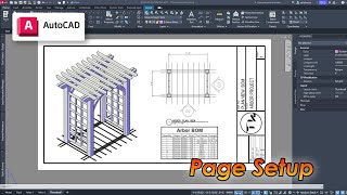 How to properly do a Page Setup - Paper Space (Layout) AutoCAD 2023