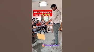 Experiment gone wrong🤣🤣😳#funnyvideo #sciencefun#experimentsscience #viralshorts