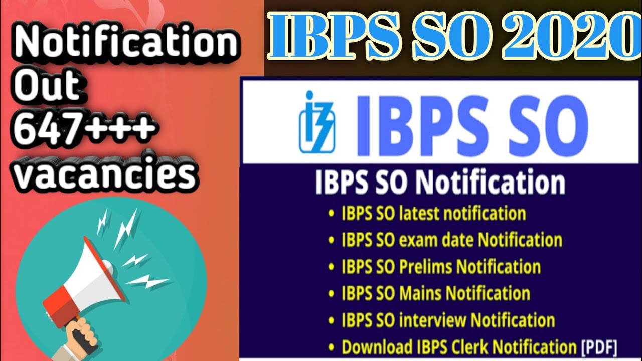 IBPS SO Recruitment 2020/IBPS SO 2020 notification out/Full Discussion by Raj Bahadur