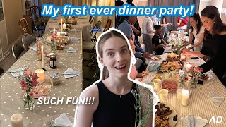 Hosting my first ever 18 person dinner party! AD
