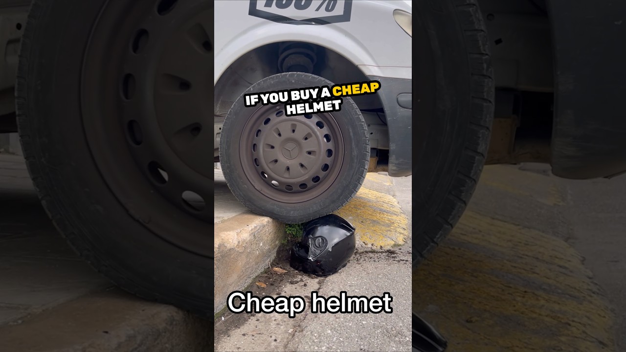 Shocking expensive helmet vs cheap helmet test 😱