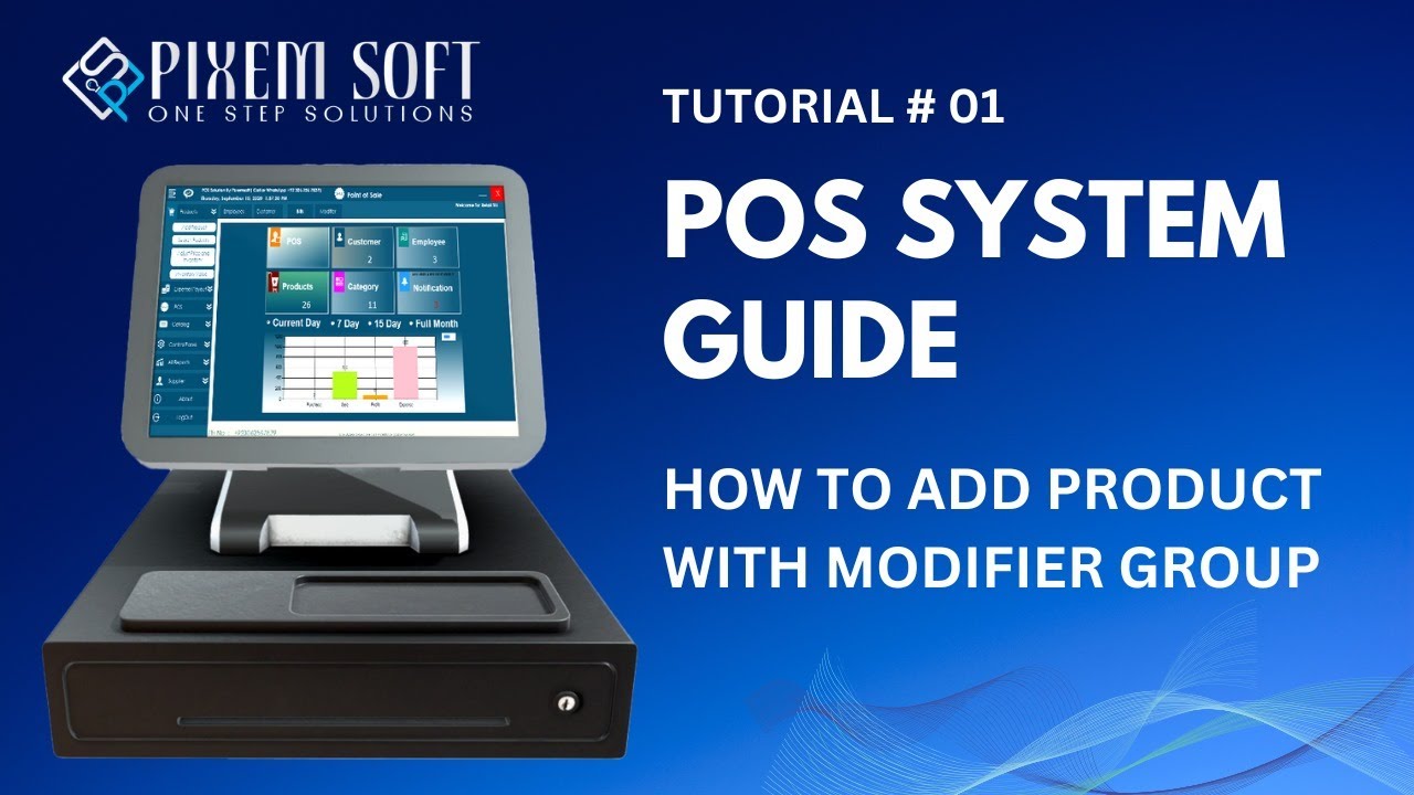 POS System Guide | How to Add Product with Modifier Group | Features ...