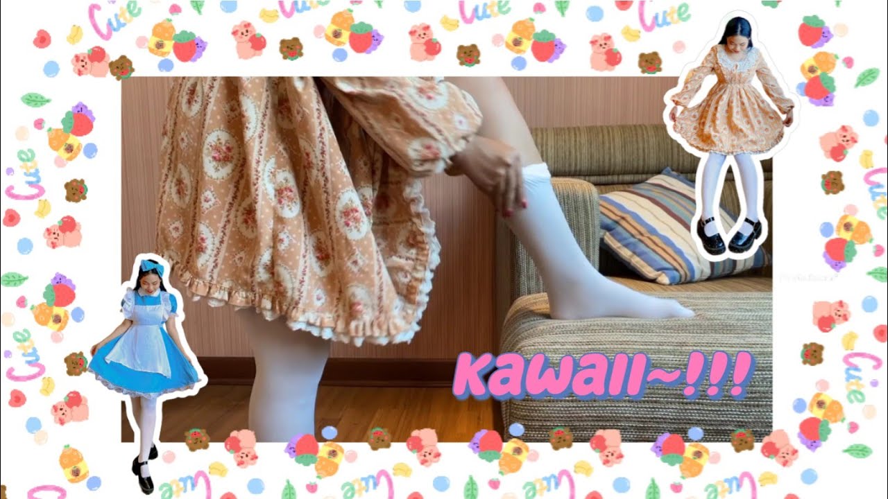 [HD] Alice in Wonderland and Lolita Dress Kawaii Cosplay Lookbook / Asian Stocking Fashion Model