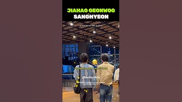 JIAHAO GEONWOO AND SANGHYEON TODAY AT CJ 알파드라이브원 #알파드라이브원 #알디원 #Ald1 #AlphaDriveOne #보이즈2플래닛