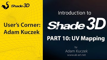 Shade 3D Walkthrough PART 10 - UV mapping!