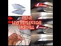 How to install LED Rear Fog Lamp reflectors 2014-2020 Lexus IS200/IS250/IS350 DIY