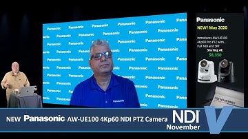 NEW Pansaonic AW-UE100 4Kp60 NDI PTZ Camera