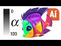 Как работать с масками в Adobe Illustrator//Что такое альфа-канал//Как прозрачность зависит от цвета