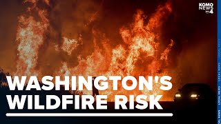 Washington ranked 10th in 2023 with most homes at risk from wildfires screenshot 2