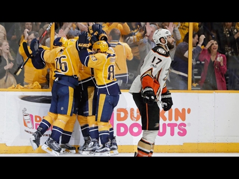 Sissons' hat trick helps Predators oust Ducks, reach 1st Stanley Cup Final