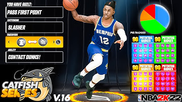 CONTACT DUNKS on a Pass First Guard is the perfect CATFISH build on NBA 2K22! VOL. 16