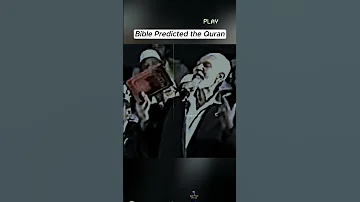 When Ahmed Deedat Proved The Bible Predicted The Quran 