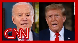 Trump responds to Biden's debate challenge