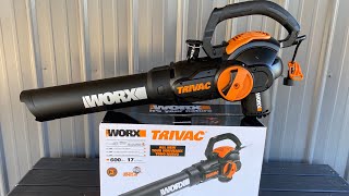 WORX TRIVAC 3 in 1 Blower/Mulcher/Vacuum Review