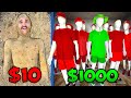 $10 vs $1000 Invisible Camouflage! *BUDGET CHALLENGE*