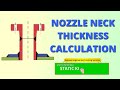 Procedure for nozzle neck thickness calculation as per ug45  nozzle design for pressure vessel