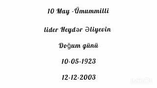 Heydər Əliyev 10may