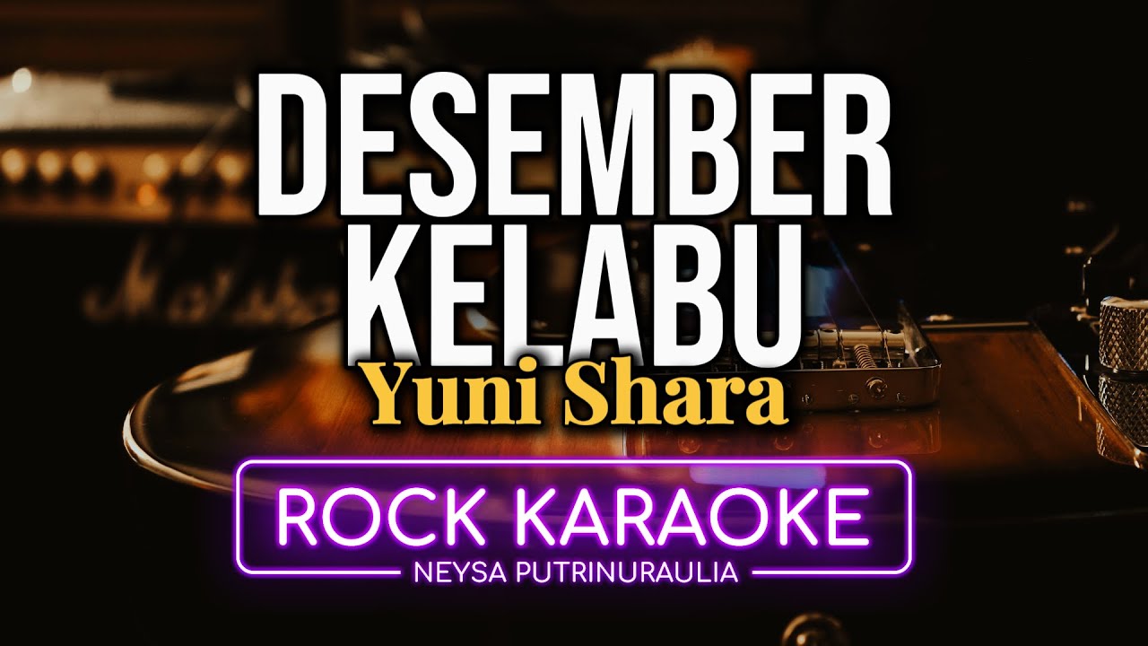 Desember Kelabu - Yuni Shara | Karaoke Rock Metal by Neysa Putri (AI 4K, Male Low Growl Power)
