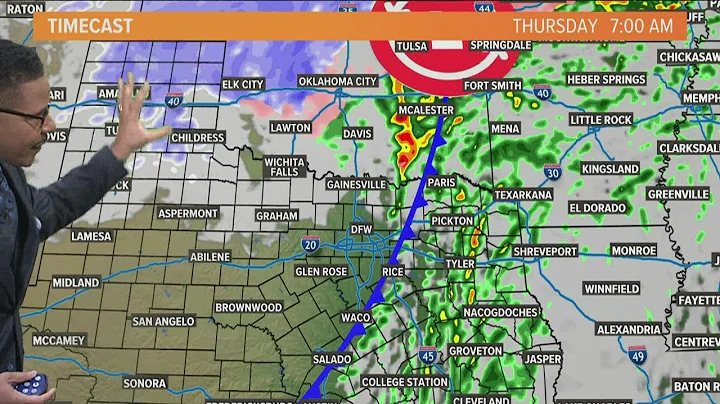 Dallas weather: Here's when we're expecting rain and thunderstorms this week