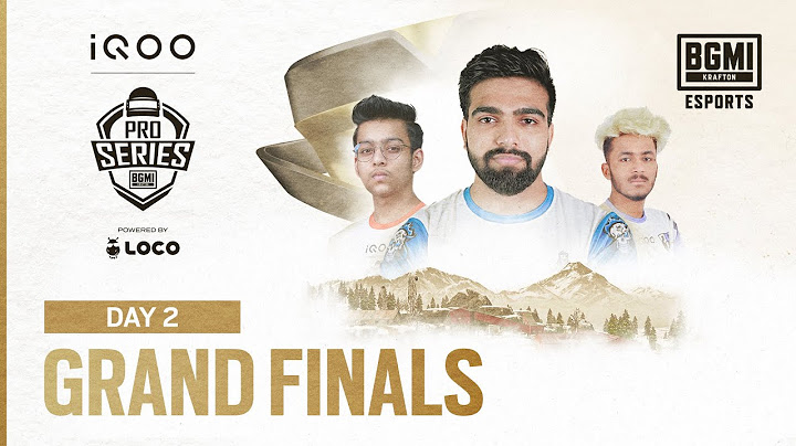 [Hindi] Grand Finals Day 2 | iQOO BMPS Powered By Loco