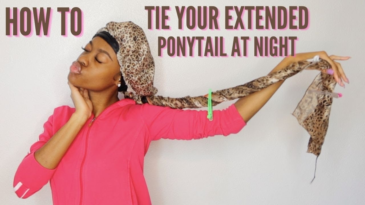 How To Sleep With Weave Ponytail