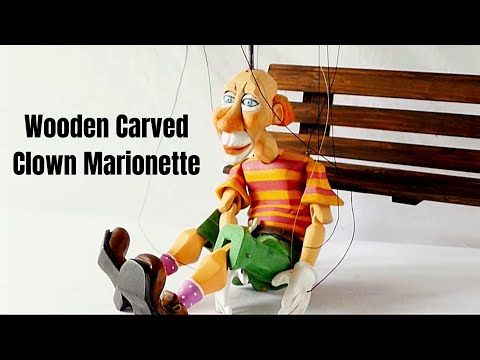 Little Jester - Handmade Marionette Puppet