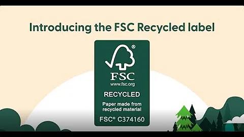 What does the FSC Recycled label mean?