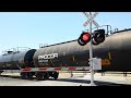 BNSF 7856 Manifest South Passing Sacramento Northern Bike Trail Railroad Crossing, Sac Sub