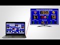 Scoreboard software  transform your tv  computer into a scoreboard  intro to pc scoreboards
