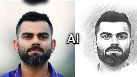 Photo To Sketch Converter App l How to make sketch easily with Ai | Ai photo editing in 2024