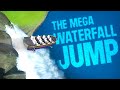 The Mega *WATERFALL* Roller Coaster!!