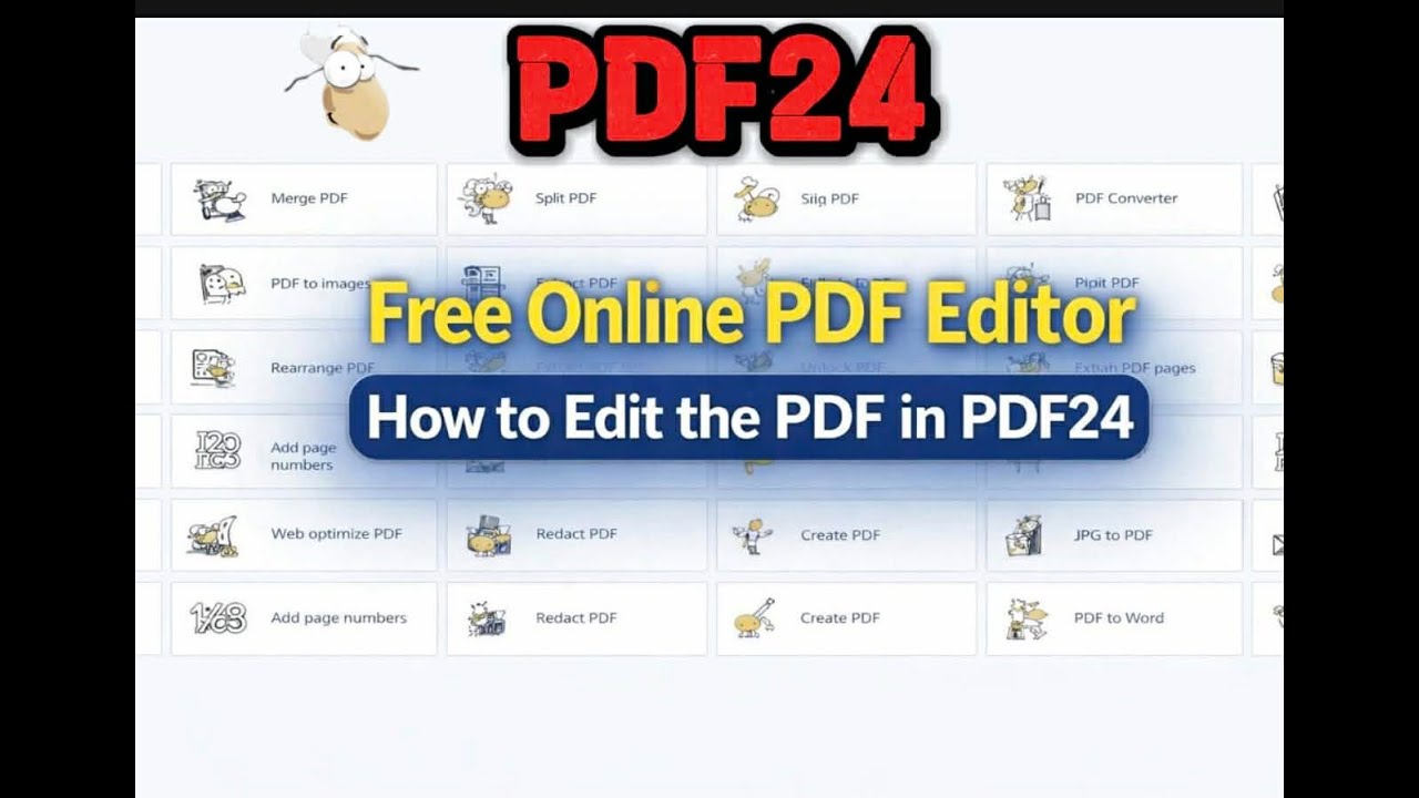 How to Edit PDF Online for Free Using PDF24 (Easy Step-by-Step) | FREE Online PDF Editor