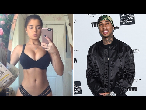 Tyga's Ex Demi Rose Mawby Exposes Her Thong in a See-Through Lace 👗 dress