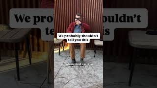 We shouldnt tell you this