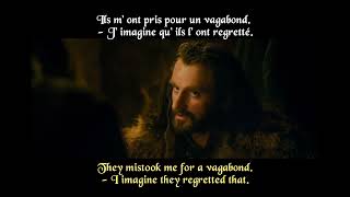 FRENCH LESSON - learn French with movies ( French + English subtitles )The Desolation of Smaug part1