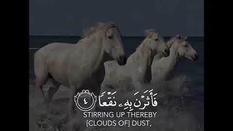 سورة العاديات عبد الرحمان مسعد