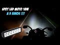 Spot longue porte led moto 18w  12v  5 euros 