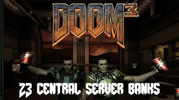 Doom 3 BFG 100% HD Walkthrough 23 Central Server Banks