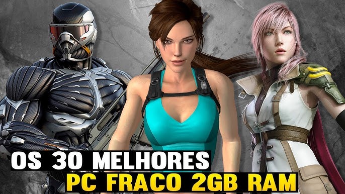 TOP - 10 Melhores jogos Leves para PC FRACO ATUAL 2023 ( GRÁFICOS
