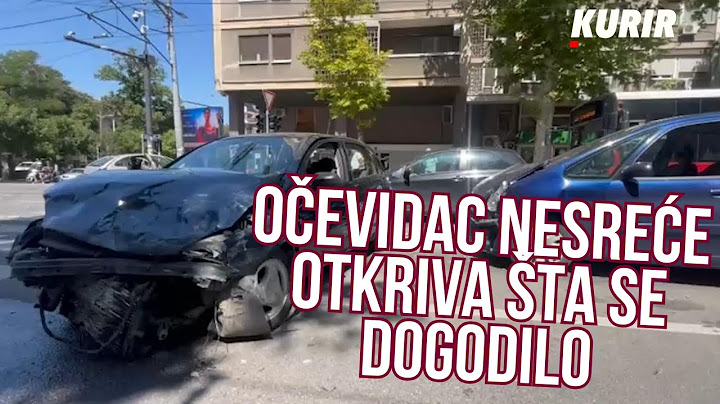 TEŠKA SAOBRAĆAJNA NESREĆA U CENTRU BEOGRADA! Čitava porodica u teškom stanju!