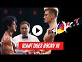 Giant martial arts does rocky iv training montage parody