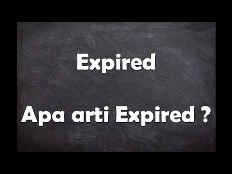 Video: Apa artinya EXP?