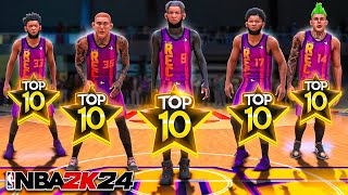 The POWER of FIVE TOP 10s on NBA 2K24