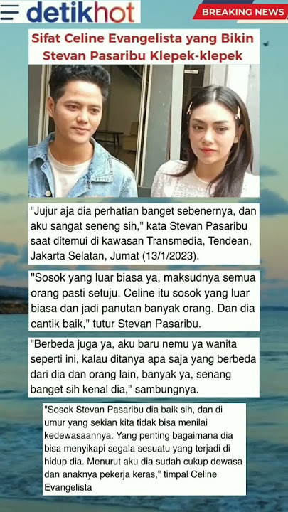 Celine Bikin Stevan Pasaribu Klepek² #artist #viral #celineevangelista #stevenwiliam #stevanpasaribu