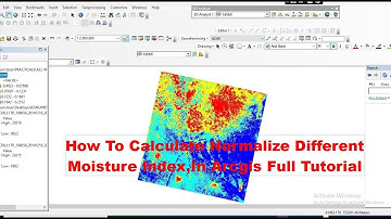 How to Calculate Normalized Difference Moisture Index (NDMI) in ArcGIS |Full Tutorial