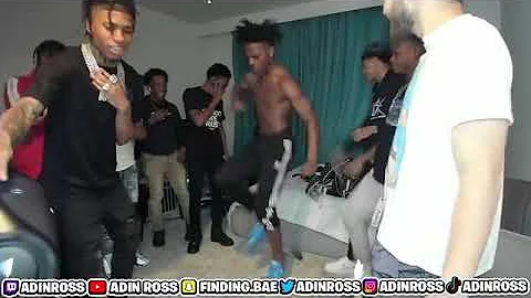 Adin Ross And IShowSpeed Dancing With "NLE Choppa"