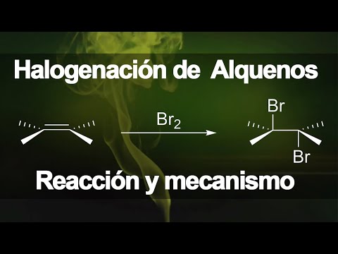 Video: Cuando el eteno reacciona con el bromo, ¿se forma?