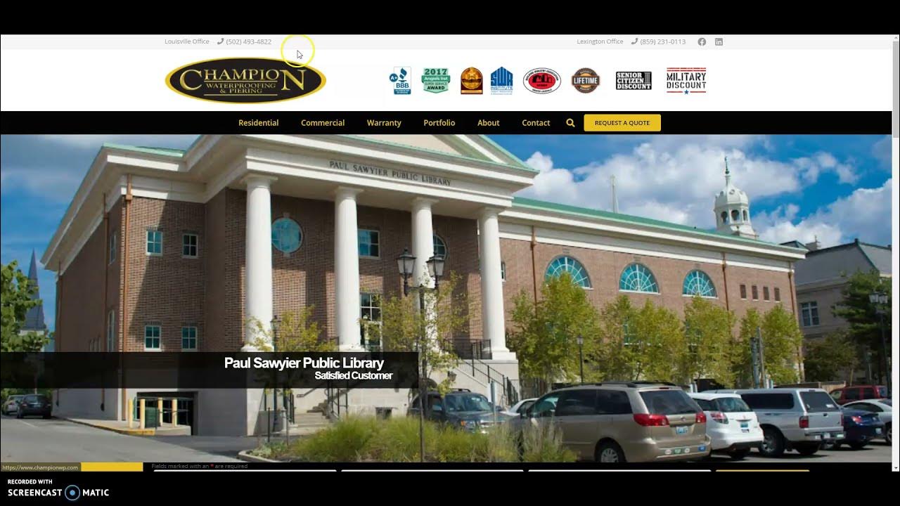 Champion Waterproofing & Piering, Basement Waterproofing Louisville